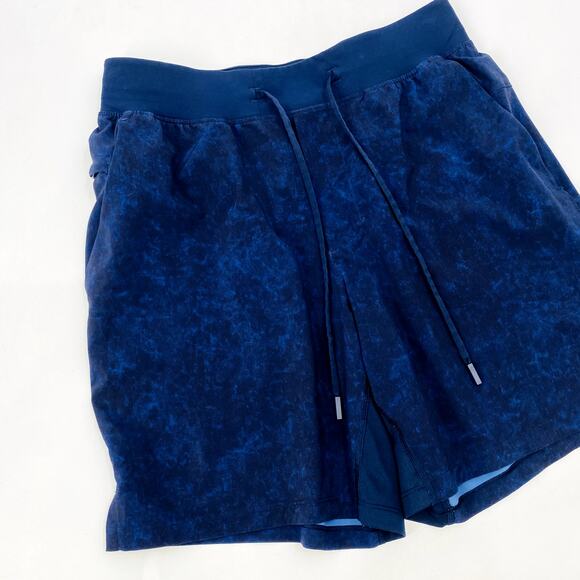 Lululemon blue athletic shorts - Picture 1 of 4